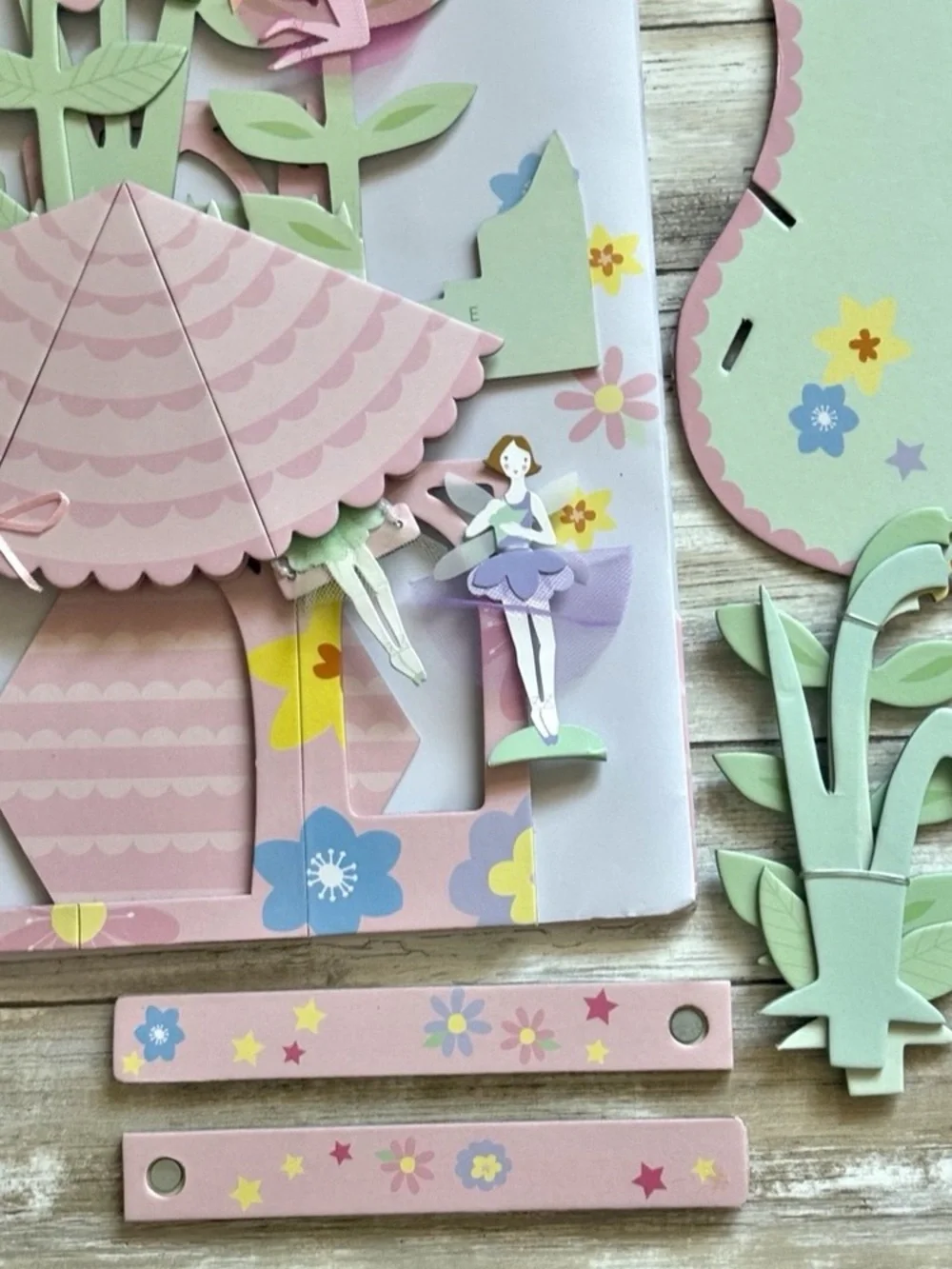 Meri Meri Fairy Wishes Centerpiece Fairy Party Garland 3D Birthday Decor Set VTG